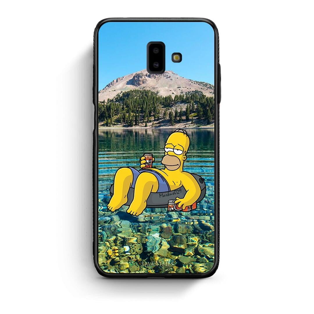 samsung J6+ Summer Happiness Θήκη από τη Smartfits με σχέδιο στο πίσω μέρος και μαύρο περίβλημα | Smartphone case with colorful back and black bezels by Smartfits