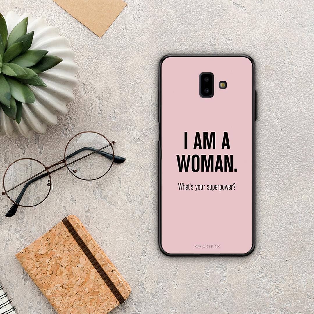 Superpower Woman - Samsung Galaxy J6+ θήκη