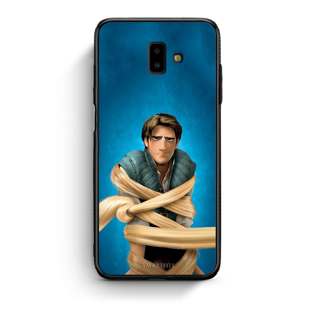 samsung J6+ Tangled 1 Θήκη Αγίου Βαλεντίνου από τη Smartfits με σχέδιο στο πίσω μέρος και μαύρο περίβλημα | Smartphone case with colorful back and black bezels by Smartfits