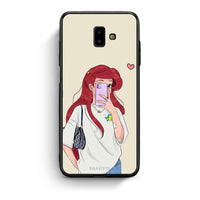Thumbnail for samsung J6+ Walking Mermaid Θήκη από τη Smartfits με σχέδιο στο πίσω μέρος και μαύρο περίβλημα | Smartphone case with colorful back and black bezels by Smartfits