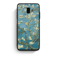 Thumbnail for samsung J6+ White Blossoms θήκη από τη Smartfits με σχέδιο στο πίσω μέρος και μαύρο περίβλημα | Smartphone case with colorful back and black bezels by Smartfits