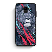 Thumbnail for 4 - samsung J6 Lion Designer PopArt case, cover, bumper