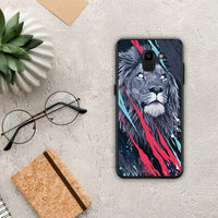 Thumbnail for PopArt Lion Designer - Samsung Galaxy J6 θήκη