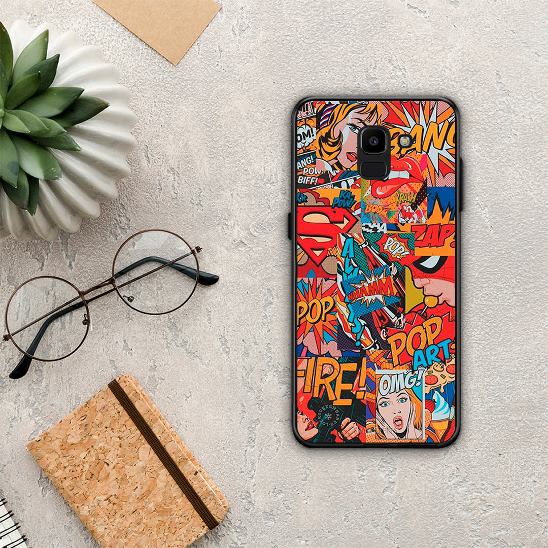 PopArt OMG - Samsung Galaxy J6 θήκη