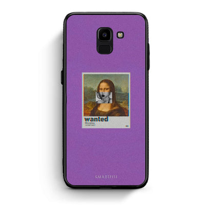 4 - samsung J6 Monalisa Popart case, cover, bumper