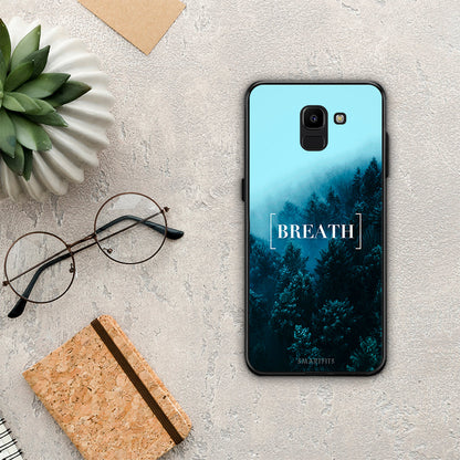 Quote Breath - Samsung Galaxy J6 θήκη