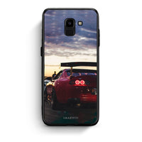 Thumbnail for samsung J6 Racing Supra θήκη από τη Smartfits με σχέδιο στο πίσω μέρος και μαύρο περίβλημα | Smartphone case with colorful back and black bezels by Smartfits