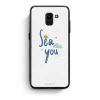 Thumbnail for samsung J6 Sea You Θήκη από τη Smartfits με σχέδιο στο πίσω μέρος και μαύρο περίβλημα | Smartphone case with colorful back and black bezels by Smartfits
