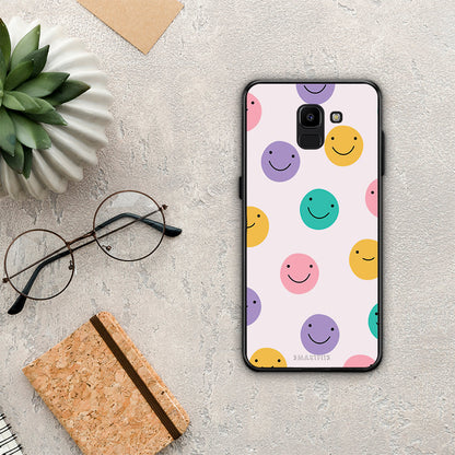 Smiley Faces - Samsung Galaxy J6 θήκη