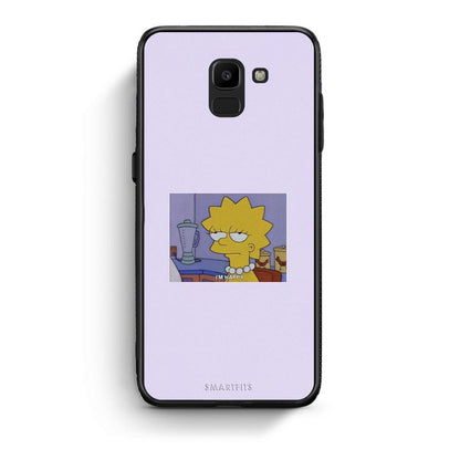 samsung J6 So Happy θήκη από τη Smartfits με σχέδιο στο πίσω μέρος και μαύρο περίβλημα | Smartphone case with colorful back and black bezels by Smartfits