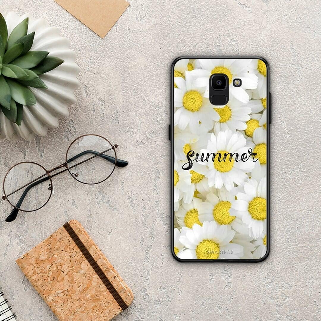 Summer Daisies - Samsung Galaxy J6 θήκη