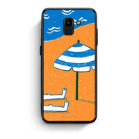 Thumbnail for samsung J6 Summering Θήκη από τη Smartfits με σχέδιο στο πίσω μέρος και μαύρο περίβλημα | Smartphone case with colorful back and black bezels by Smartfits