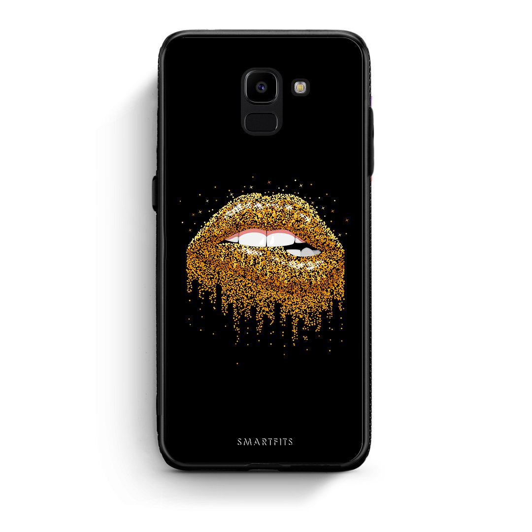 4 - samsung J6 Golden Valentine case, cover, bumper