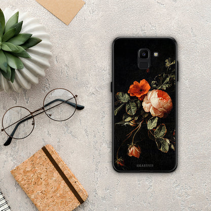 Vintage Roses - Samsung Galaxy J6 θήκη
