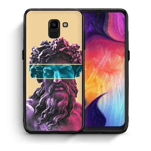 Θήκη Αγίου Βαλεντίνου Samsung J6 Zeus Art από τη Smartfits με σχέδιο στο πίσω μέρος και μαύρο περίβλημα | Samsung J6 Zeus Art case with colorful back and black bezels