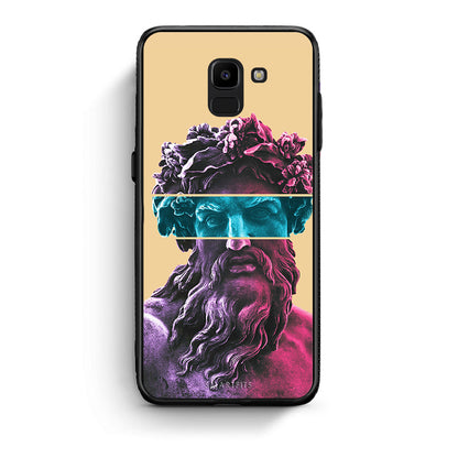 samsung J6 Zeus Art Θήκη Αγίου Βαλεντίνου από τη Smartfits με σχέδιο στο πίσω μέρος και μαύρο περίβλημα | Smartphone case with colorful back and black bezels by Smartfits
