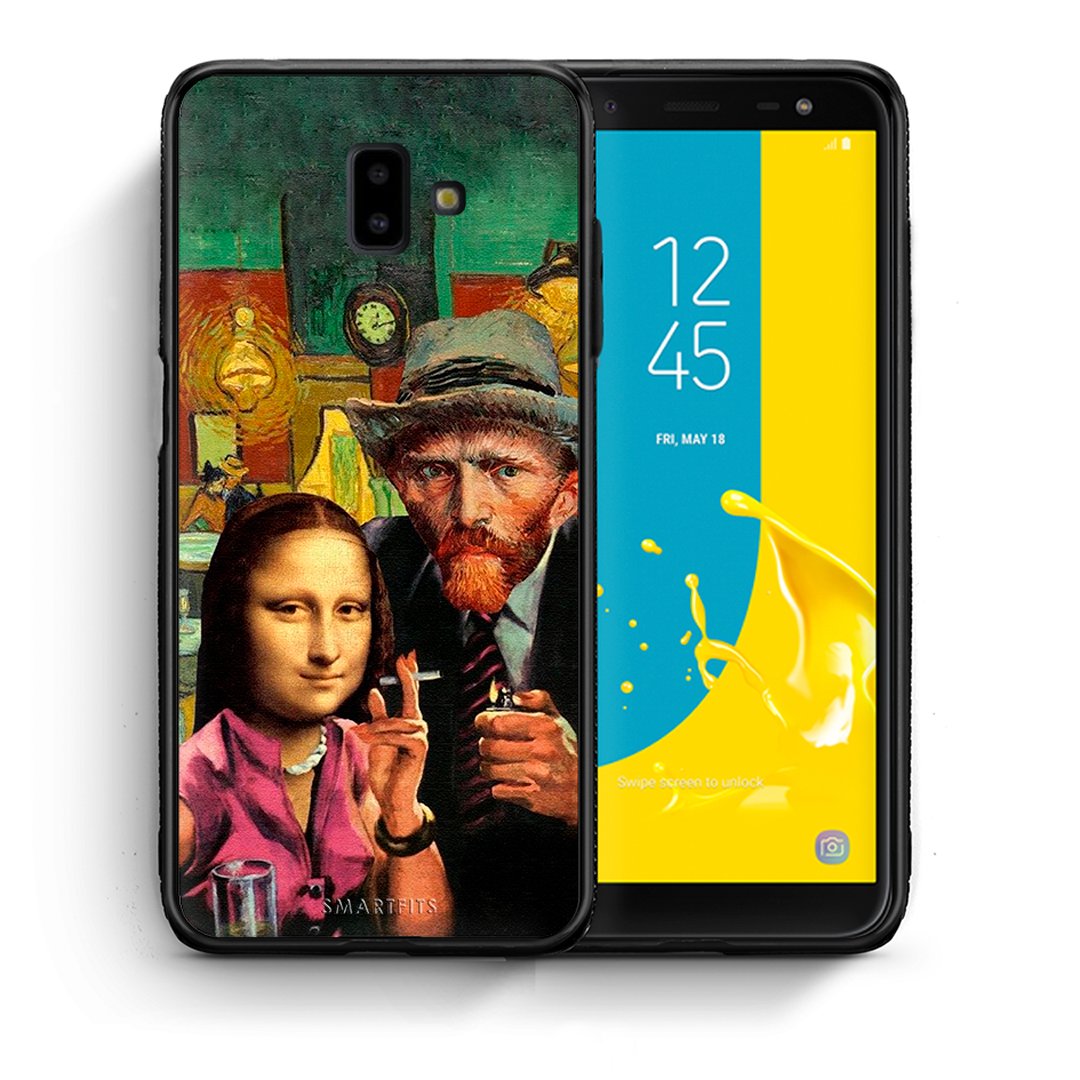 Θήκη Samsung J6+ Funny Art από τη Smartfits με σχέδιο στο πίσω μέρος και μαύρο περίβλημα | Samsung J6+ Funny Art case with colorful back and black bezels