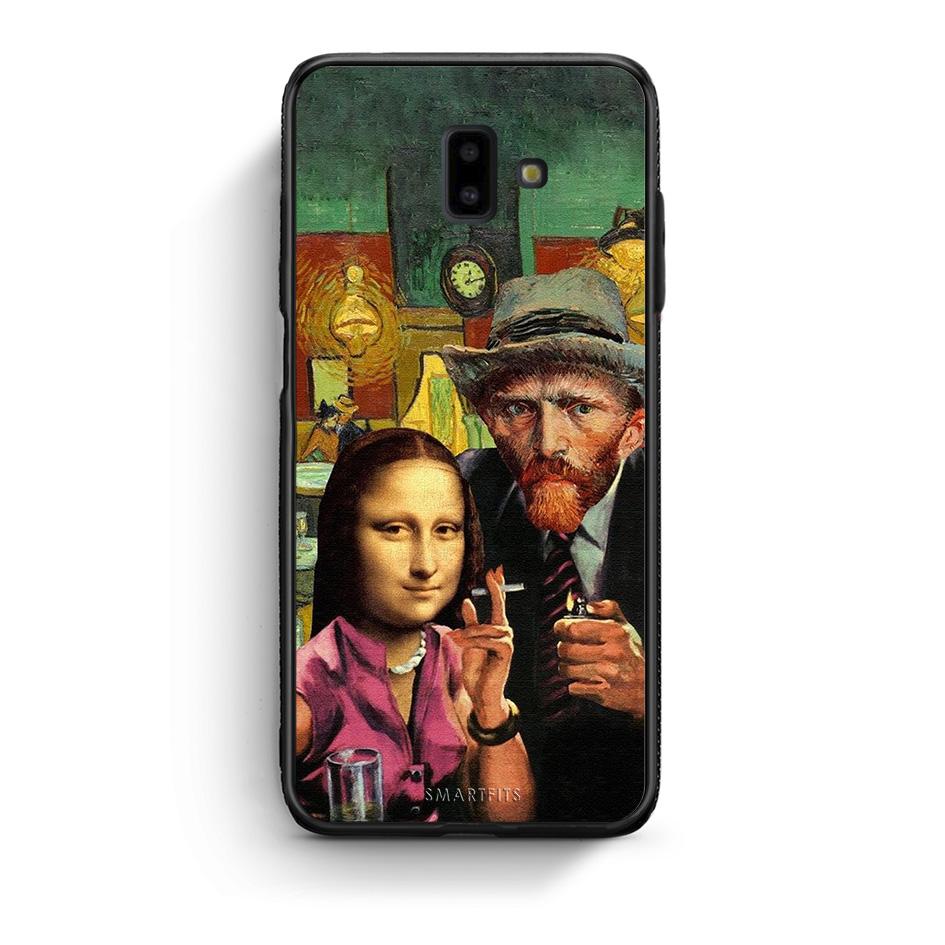 samsung J6+ Funny Art θήκη από τη Smartfits με σχέδιο στο πίσω μέρος και μαύρο περίβλημα | Smartphone case with colorful back and black bezels by Smartfits