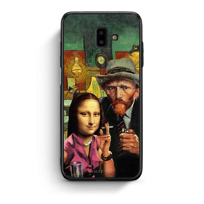 samsung J6+ Funny Art θήκη από τη Smartfits με σχέδιο στο πίσω μέρος και μαύρο περίβλημα | Smartphone case with colorful back and black bezels by Smartfits