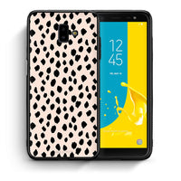 Thumbnail for Θήκη Samsung J6+ New Polka Dots από τη Smartfits με σχέδιο στο πίσω μέρος και μαύρο περίβλημα | Samsung J6+ New Polka Dots case with colorful back and black bezels