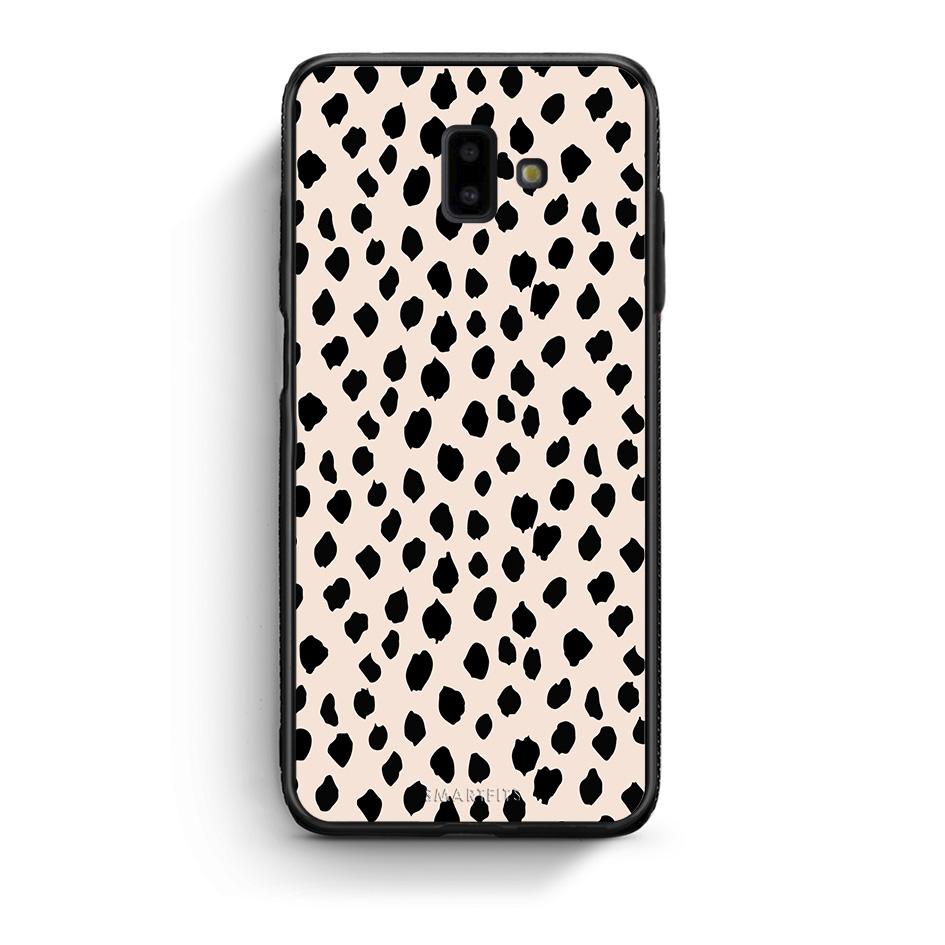 samsung J6+ New Polka Dots θήκη από τη Smartfits με σχέδιο στο πίσω μέρος και μαύρο περίβλημα | Smartphone case with colorful back and black bezels by Smartfits