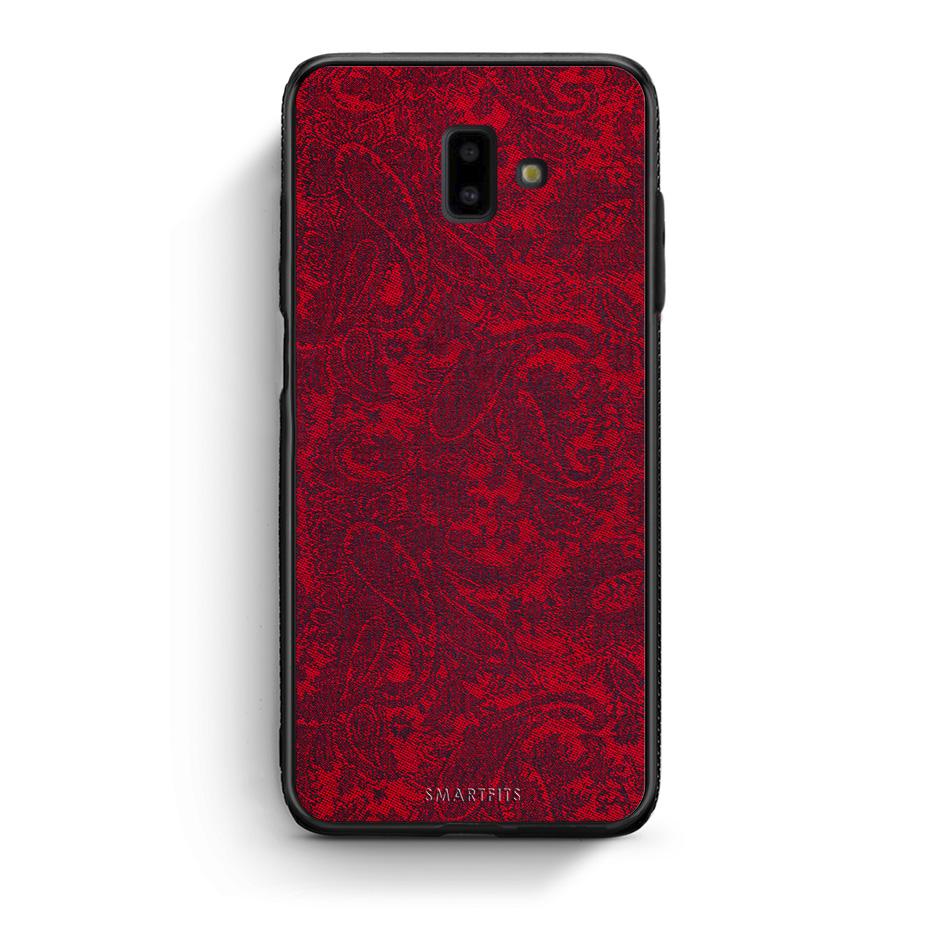 samsung J6+ Paisley Cashmere θήκη από τη Smartfits με σχέδιο στο πίσω μέρος και μαύρο περίβλημα | Smartphone case with colorful back and black bezels by Smartfits