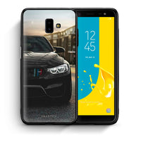 Thumbnail for Θήκη Samsung J6+ M3 Racing από τη Smartfits με σχέδιο στο πίσω μέρος και μαύρο περίβλημα | Samsung J6+ M3 Racing case with colorful back and black bezels
