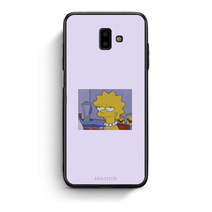 samsung J6+ So Happy θήκη από τη Smartfits με σχέδιο στο πίσω μέρος και μαύρο περίβλημα | Smartphone case with colorful back and black bezels by Smartfits