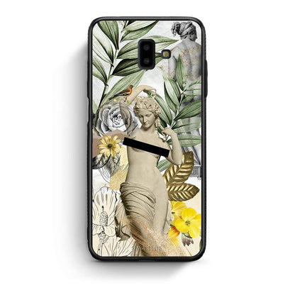 samsung J6+ Woman Statue θήκη από τη Smartfits με σχέδιο στο πίσω μέρος και μαύρο περίβλημα | Smartphone case with colorful back and black bezels by Smartfits
