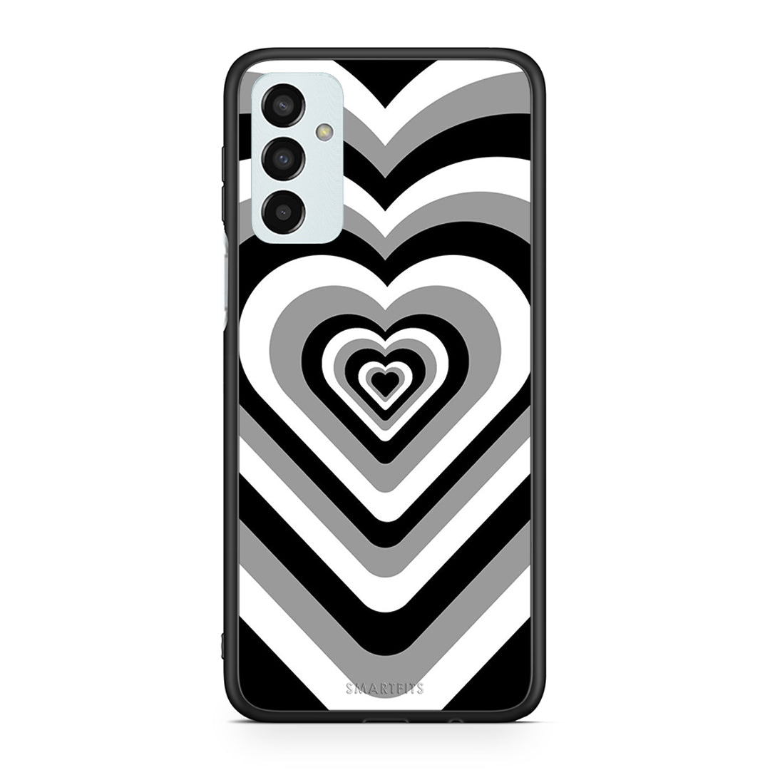 Samsung M13 Black Hearts θήκη από τη Smartfits με σχέδιο στο πίσω μέρος και μαύρο περίβλημα | Smartphone case with colorful back and black bezels by Smartfits