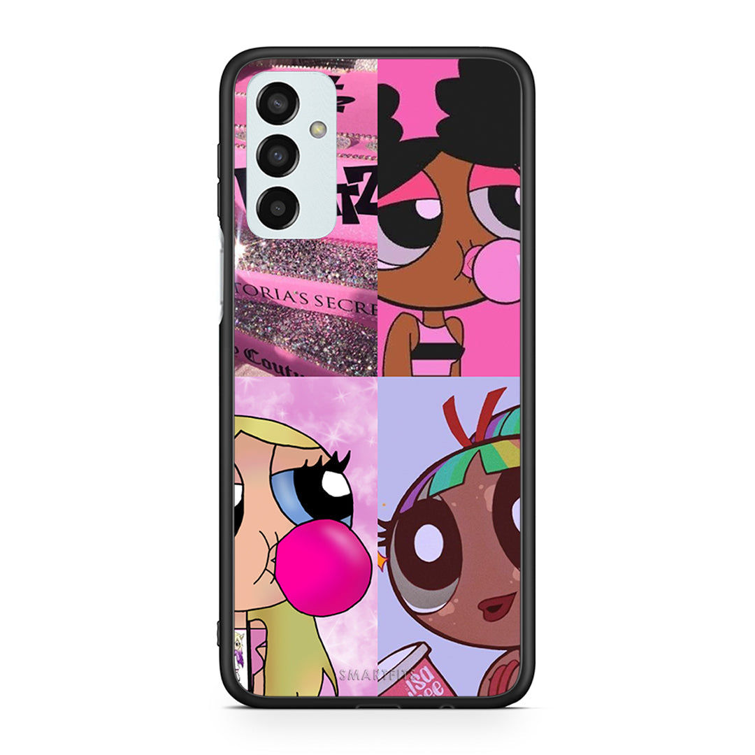 Samsung M13 Bubble Girls Θήκη Αγίου Βαλεντίνου από τη Smartfits με σχέδιο στο πίσω μέρος και μαύρο περίβλημα | Smartphone case with colorful back and black bezels by Smartfits