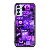 Thumbnail for Samsung M13 Collage Stay Wild Θήκη Αγίου Βαλεντίνου από τη Smartfits με σχέδιο στο πίσω μέρος και μαύρο περίβλημα | Smartphone case with colorful back and black bezels by Smartfits