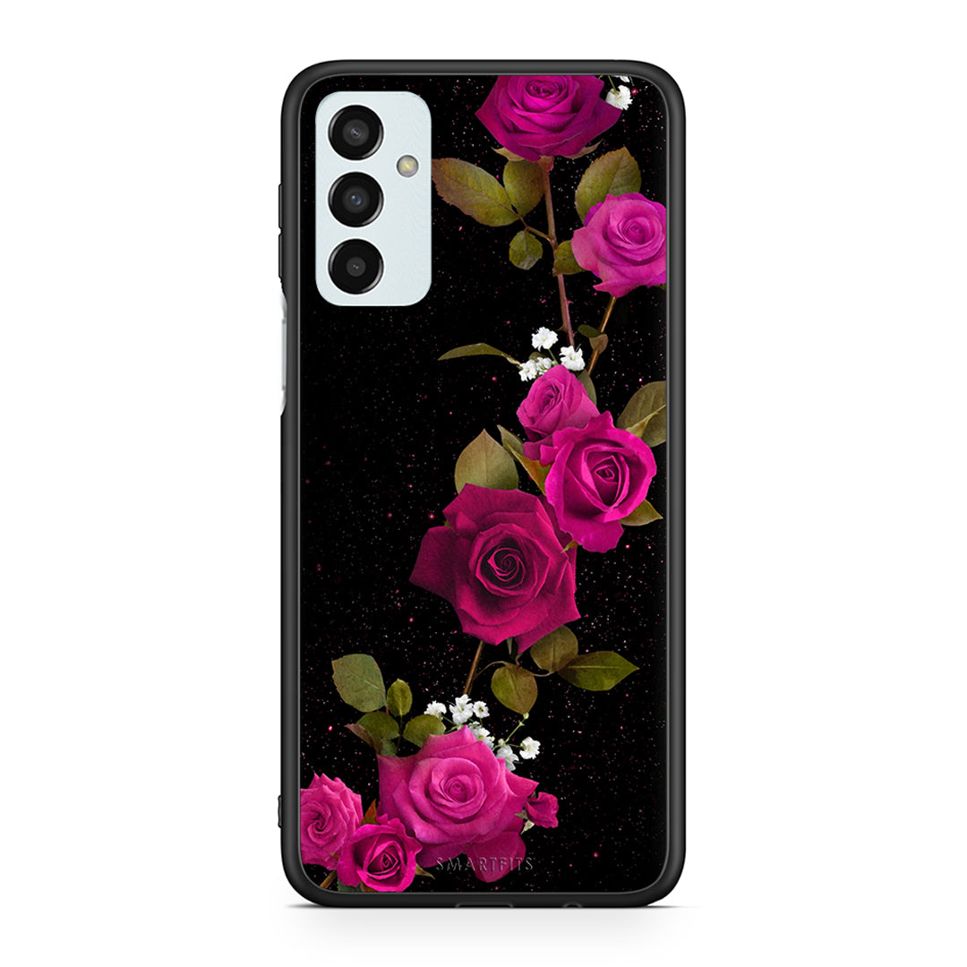 4 - Samsung M13 Red Roses Flower case, cover, bumper