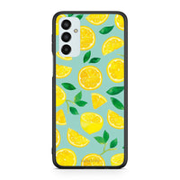 Thumbnail for Samsung M13 Lemons θήκη από τη Smartfits με σχέδιο στο πίσω μέρος και μαύρο περίβλημα | Smartphone case with colorful back and black bezels by Smartfits