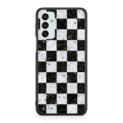 4 - Samsung M13 Square Geometric Marble case, cover, bumper