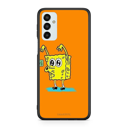 Samsung M13 No Money 2 Θήκη Αγίου Βαλεντίνου από τη Smartfits με σχέδιο στο πίσω μέρος και μαύρο περίβλημα | Smartphone case with colorful back and black bezels by Smartfits