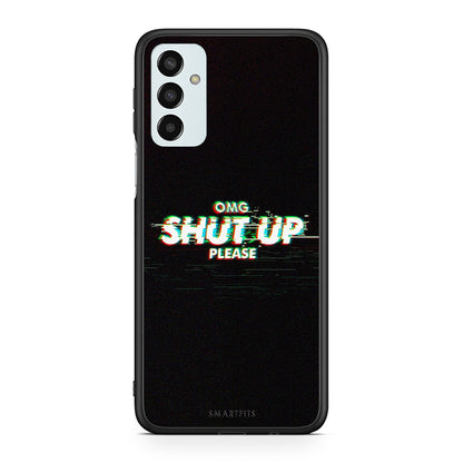 Samsung M13 OMG ShutUp θήκη από τη Smartfits με σχέδιο στο πίσω μέρος και μαύρο περίβλημα | Smartphone case with colorful back and black bezels by Smartfits