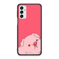 Thumbnail for Samsung M13 Pig Love 1 Θήκη Αγίου Βαλεντίνου από τη Smartfits με σχέδιο στο πίσω μέρος και μαύρο περίβλημα | Smartphone case with colorful back and black bezels by Smartfits