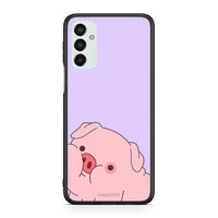 Thumbnail for Samsung M13 Pig Love 2 Θήκη Αγίου Βαλεντίνου από τη Smartfits με σχέδιο στο πίσω μέρος και μαύρο περίβλημα | Smartphone case with colorful back and black bezels by Smartfits