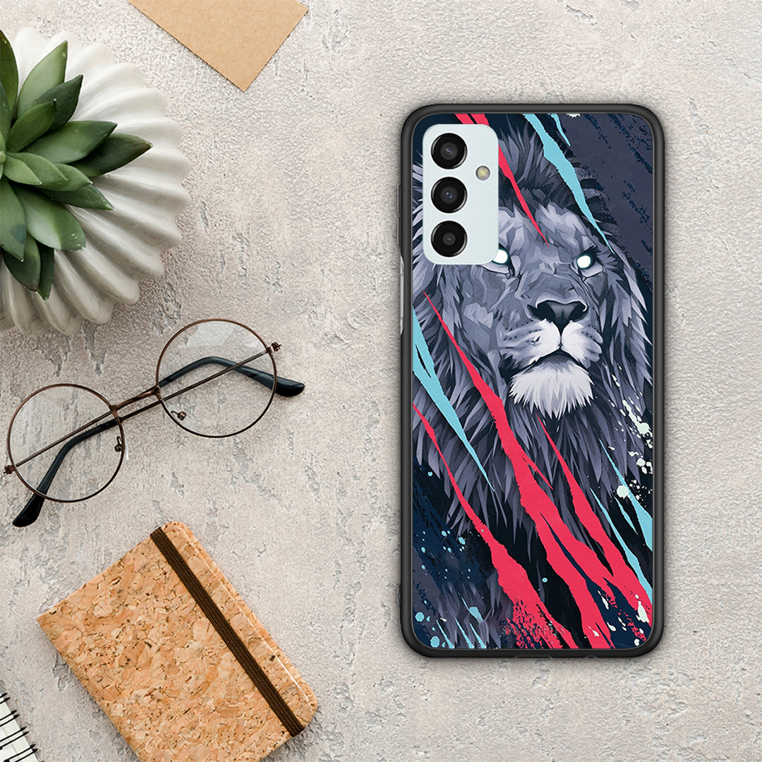 PopArt Lion Designer - Samsung Galaxy M13 θήκη