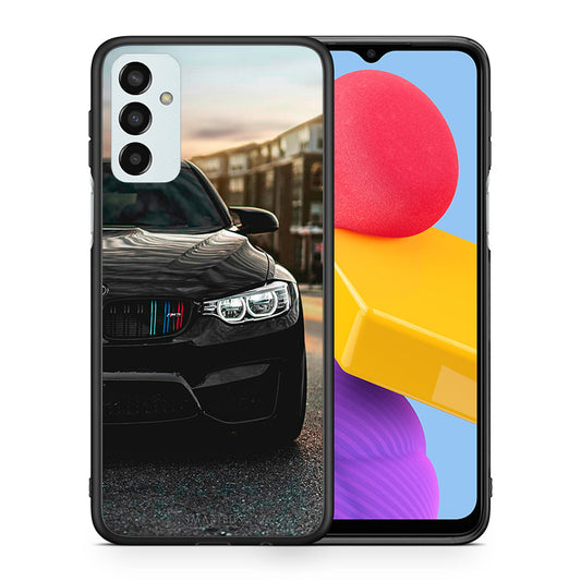 Θήκη Samsung M13 M3 Racing από τη Smartfits με σχέδιο στο πίσω μέρος και μαύρο περίβλημα | Samsung M13 M3 Racing case with colorful back and black bezels