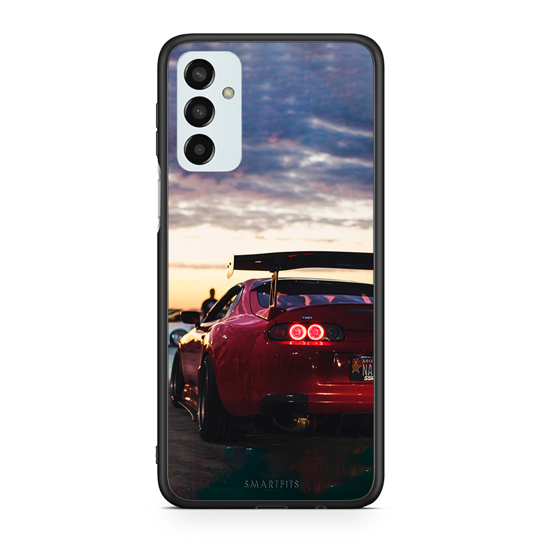 Samsung M13 Racing Supra θήκη από τη Smartfits με σχέδιο στο πίσω μέρος και μαύρο περίβλημα | Smartphone case with colorful back and black bezels by Smartfits