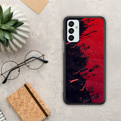 Red Paint - Samsung Galaxy M13 θήκη
