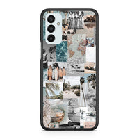 Thumbnail for Samsung M13 Retro Beach Life Θήκη από τη Smartfits με σχέδιο στο πίσω μέρος και μαύρο περίβλημα | Smartphone case with colorful back and black bezels by Smartfits