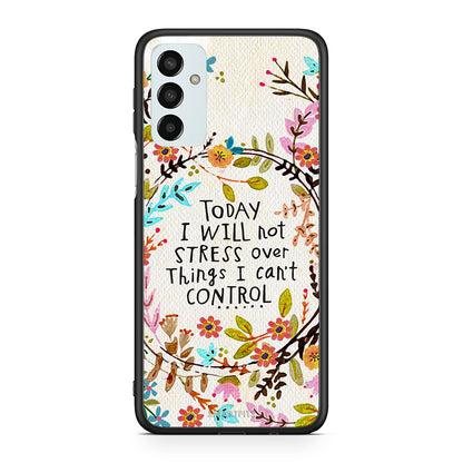 Samsung M13 Stress Over θήκη από τη Smartfits με σχέδιο στο πίσω μέρος και μαύρο περίβλημα | Smartphone case with colorful back and black bezels by Smartfits