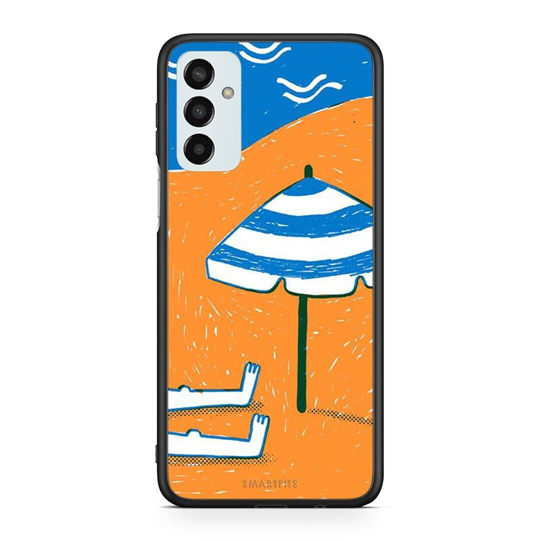 Samsung M13 Summering Θήκη από τη Smartfits με σχέδιο στο πίσω μέρος και μαύρο περίβλημα | Smartphone case with colorful back and black bezels by Smartfits