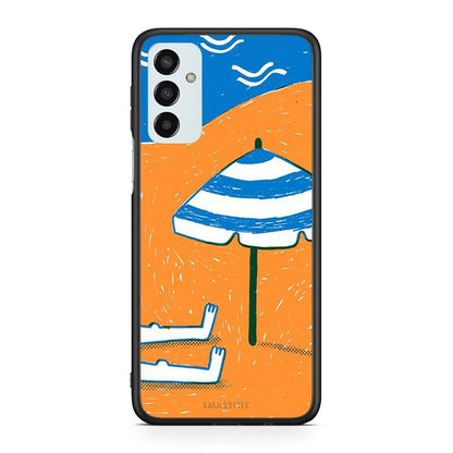 Samsung M13 Summering Θήκη από τη Smartfits με σχέδιο στο πίσω μέρος και μαύρο περίβλημα | Smartphone case with colorful back and black bezels by Smartfits