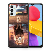 Thumbnail for Θήκη Αγίου Βαλεντίνου Samsung M13 Sunset Dreams από τη Smartfits με σχέδιο στο πίσω μέρος και μαύρο περίβλημα | Samsung M13 Sunset Dreams case with colorful back and black bezels