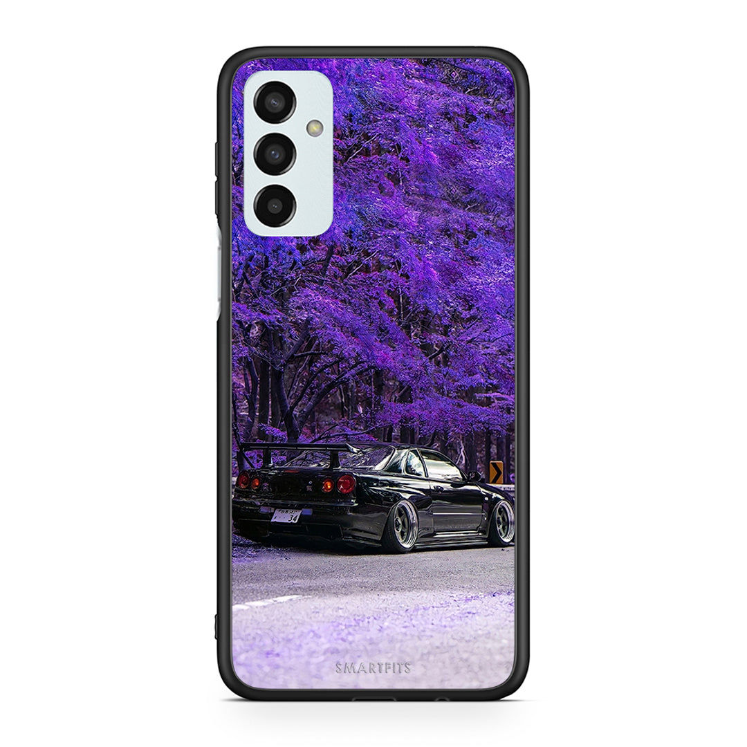 Samsung M13 Super Car Θήκη Αγίου Βαλεντίνου από τη Smartfits με σχέδιο στο πίσω μέρος και μαύρο περίβλημα | Smartphone case with colorful back and black bezels by Smartfits