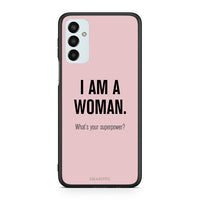 Thumbnail for Samsung M13 Superpower Woman θήκη από τη Smartfits με σχέδιο στο πίσω μέρος και μαύρο περίβλημα | Smartphone case with colorful back and black bezels by Smartfits